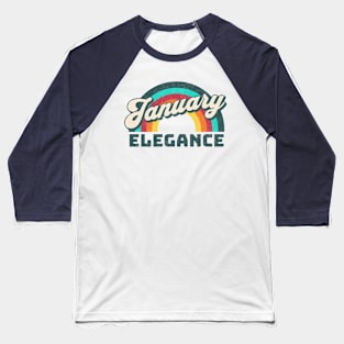 January Elegance Baseball T-Shirt